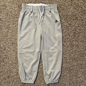 Adidas Kids Gray Baseball Knickers